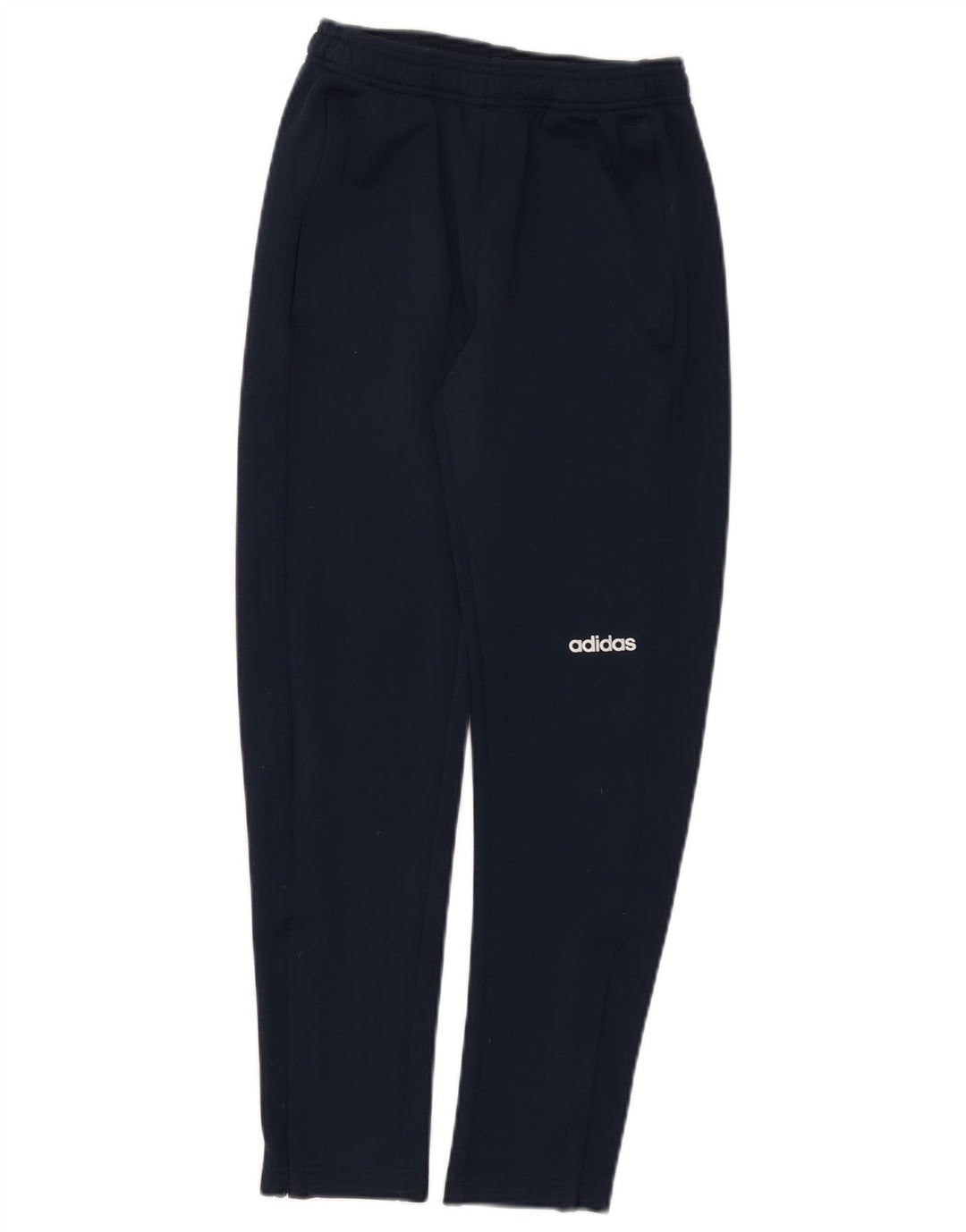 Calças de treino Adidas Boys Climalite 11-12 anos azul marinho poliéster