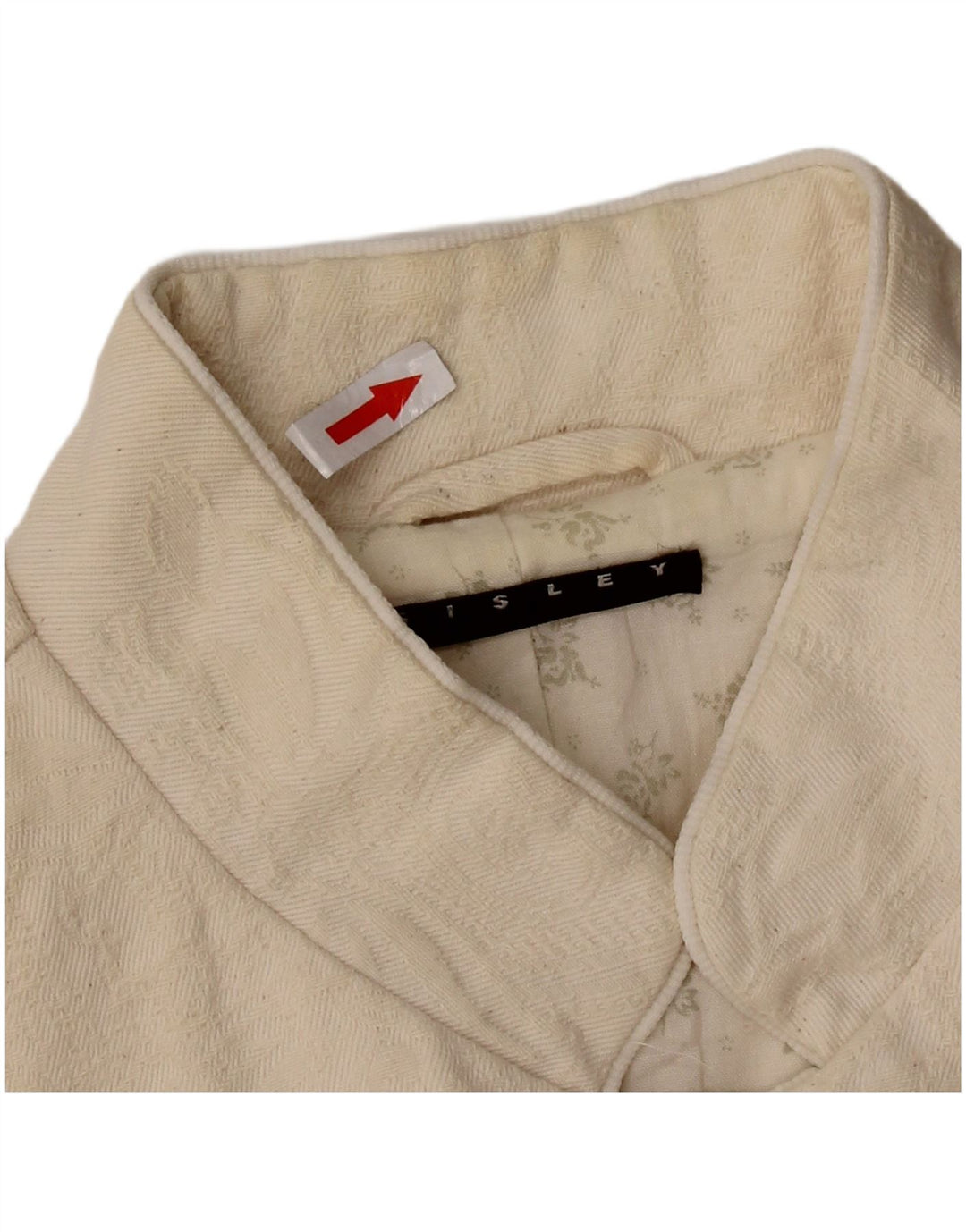 Sobretudo feminino SISLEY IT 42 médio algodão branco