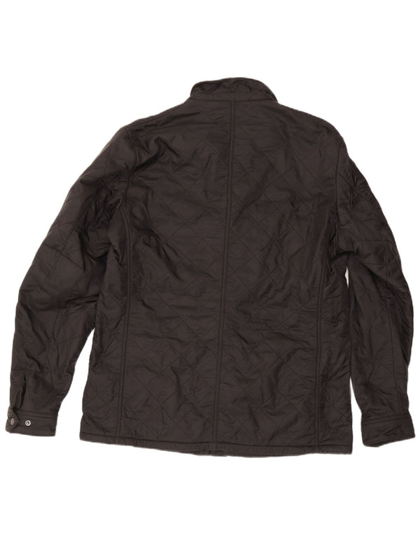 Jaqueta acolchoada masculina Barbour UK 42 XL poliamida preta