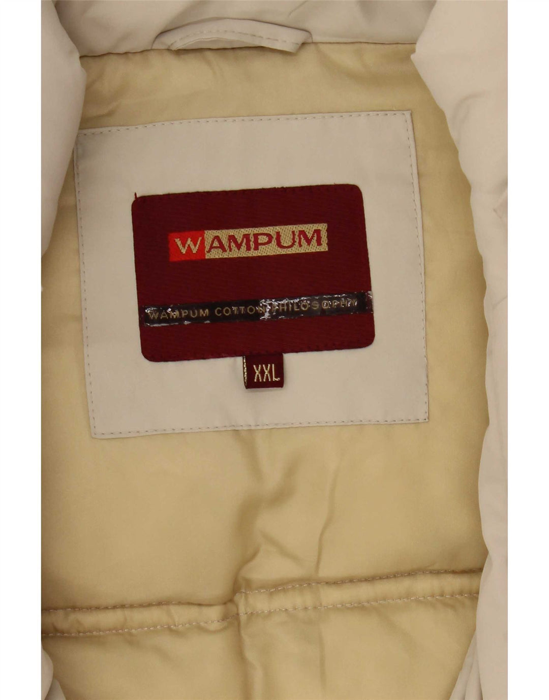 Jaqueta acolchoada masculina Wampum UK 44 2XL poliéster bege
