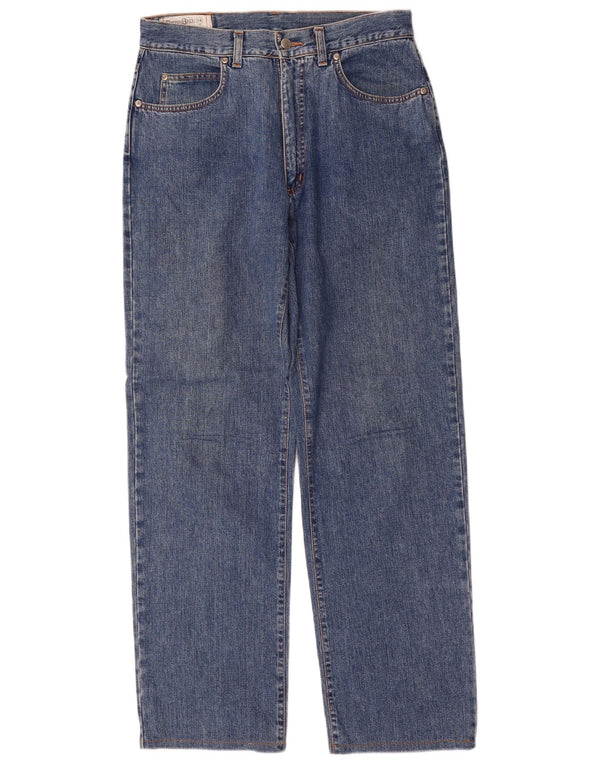 Cinto de algodão masculino jeans cônico W34 L33 azul