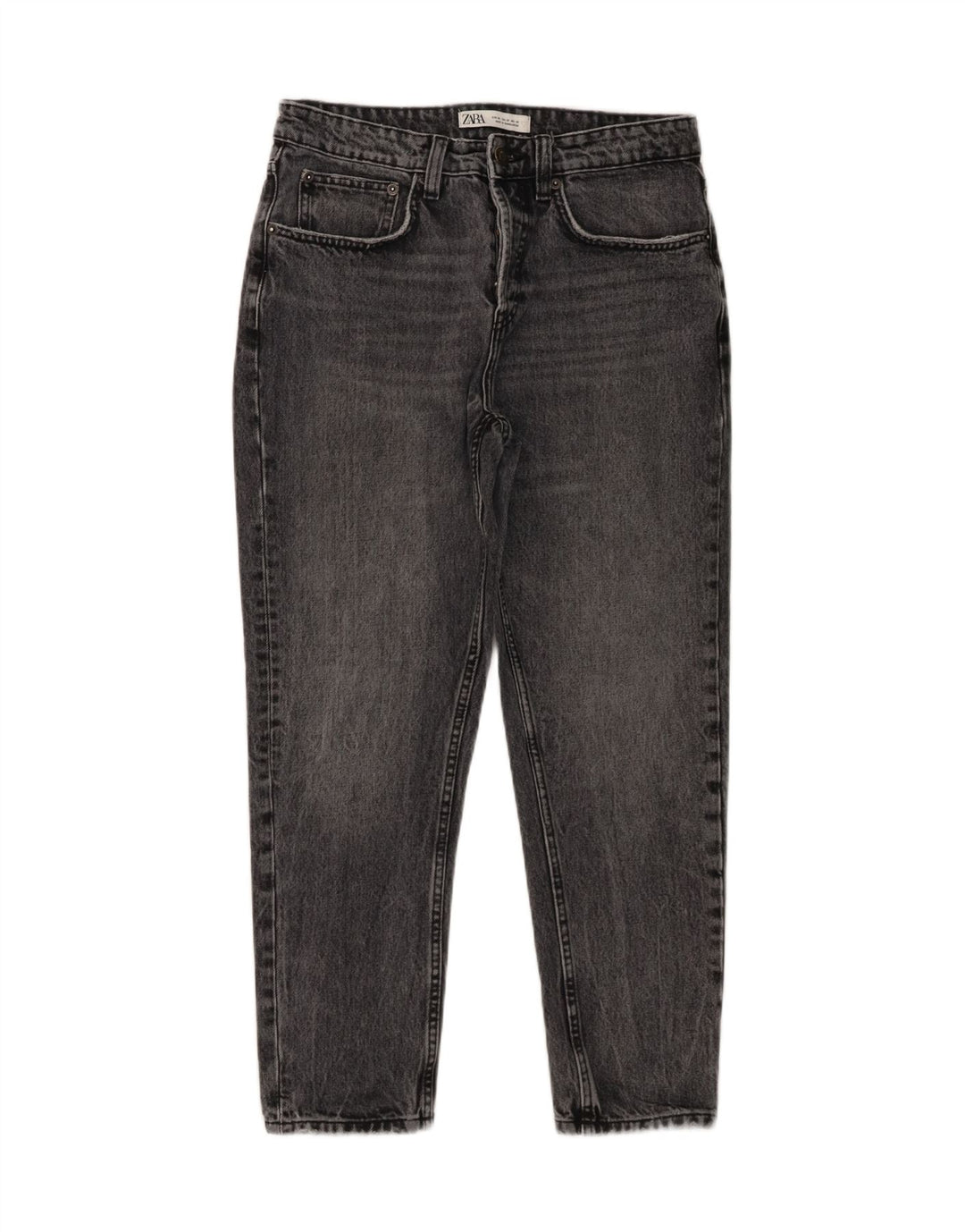 Zara Mens Slim Jeans EU 38 Pequeno W30 L26 Algodão Cinza
