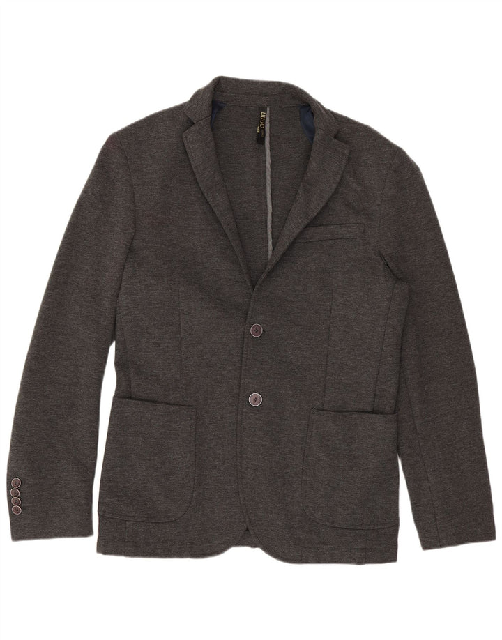 Jaqueta blazer masculina Liu Jo com 2 botões IT 46 Viscose cinza pequena