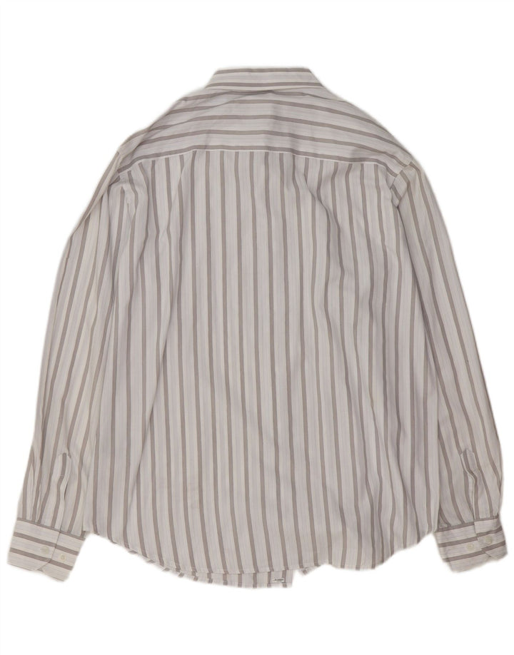 Camisa masculina BKE XL algodão listrado azul