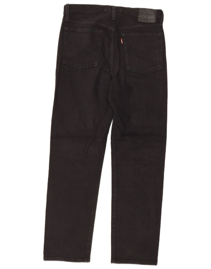 Calça jeans feminina Levi's Wedgie Straight W26 L28 algodão preto