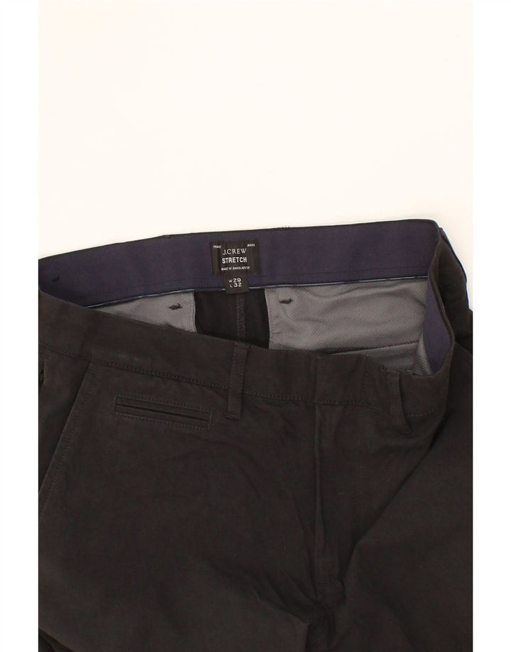 J. CREW Mens Slim Chino Trousers W29 L32 Black Cotton Vintage J. Crew and Second-Hand J. Crew from Messina Hembry 