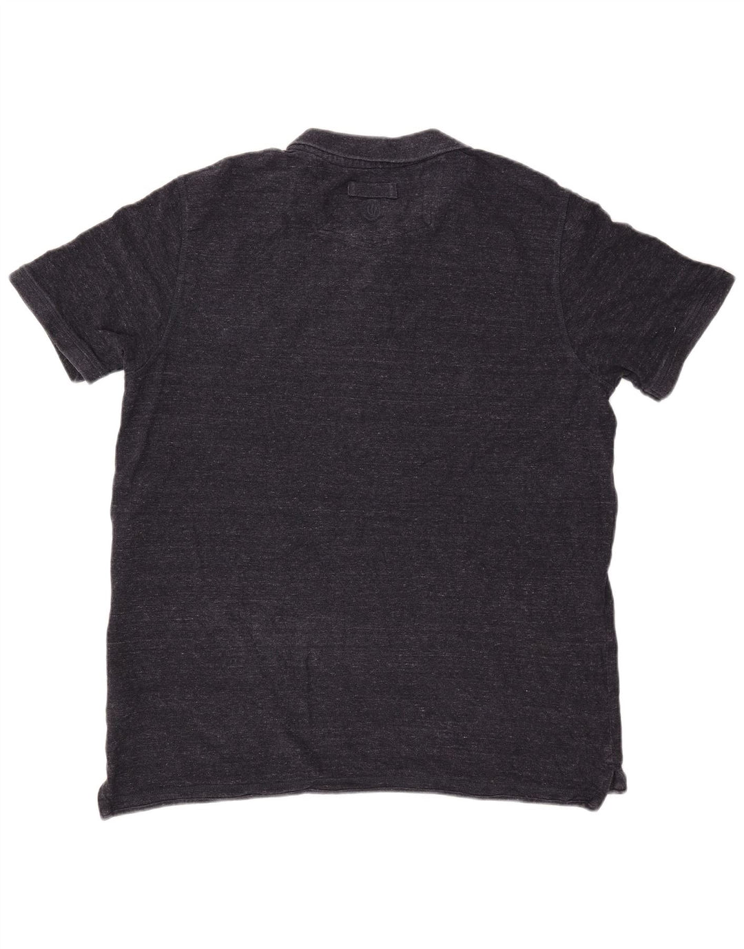 Camisa polo masculina FAT FACE 2XL algodão manchado azul marinho