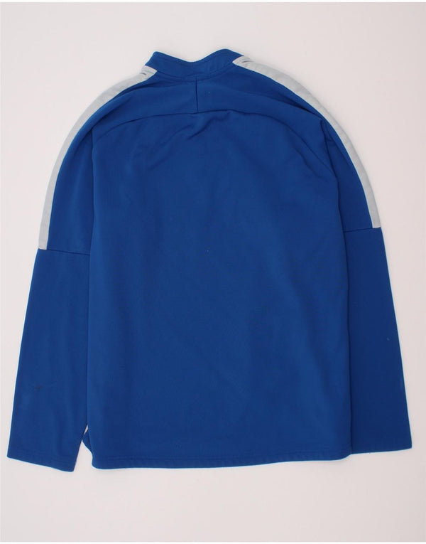 Nike Boys Dri Fit Pullover Treino Top 13-14 Anos XL Azul Colourblock