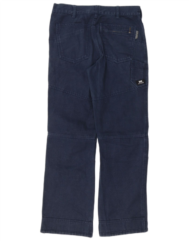 Calça cargo reta masculina Helly Hansen IT 46 pequena W32 L31 azul marinho