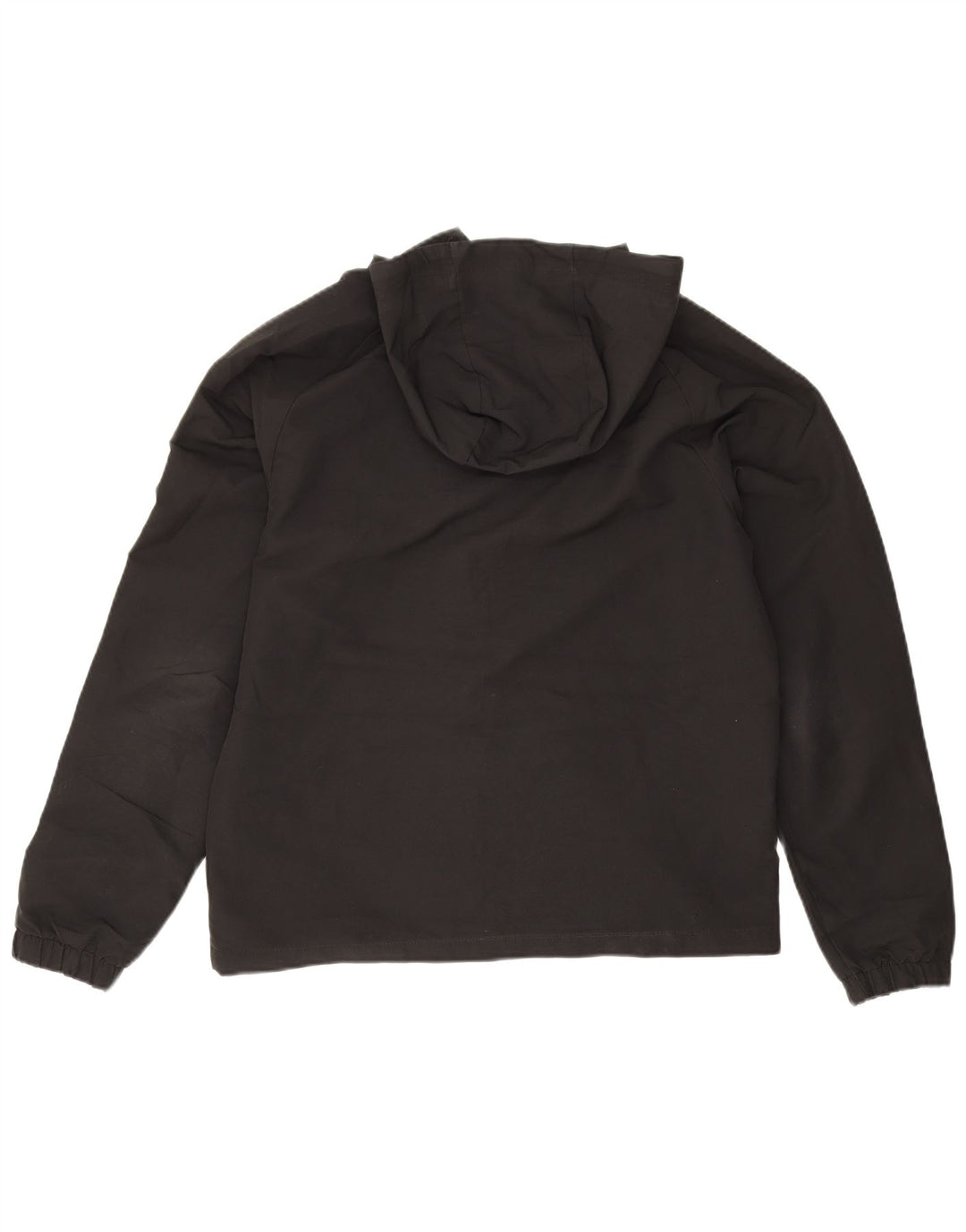 Nike masculino moletom com capuz jaqueta superior poliéster preto médio