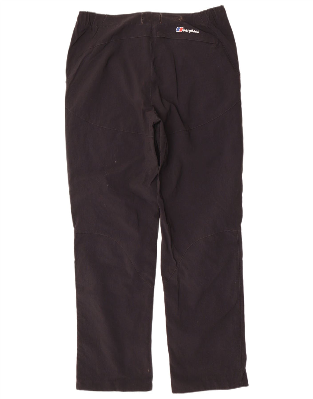 Calça cargo feminina reta Berghaus Reino Unido 12 médio W32 L31 nylon preto