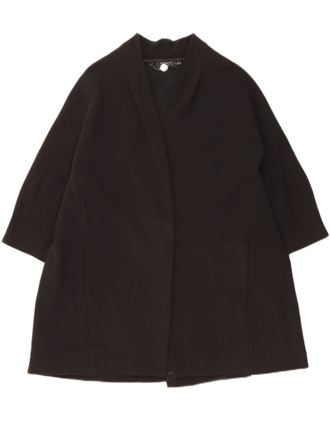 Sobretudo feminino Marks & Spencer Open Oversized UK 18 XL preto