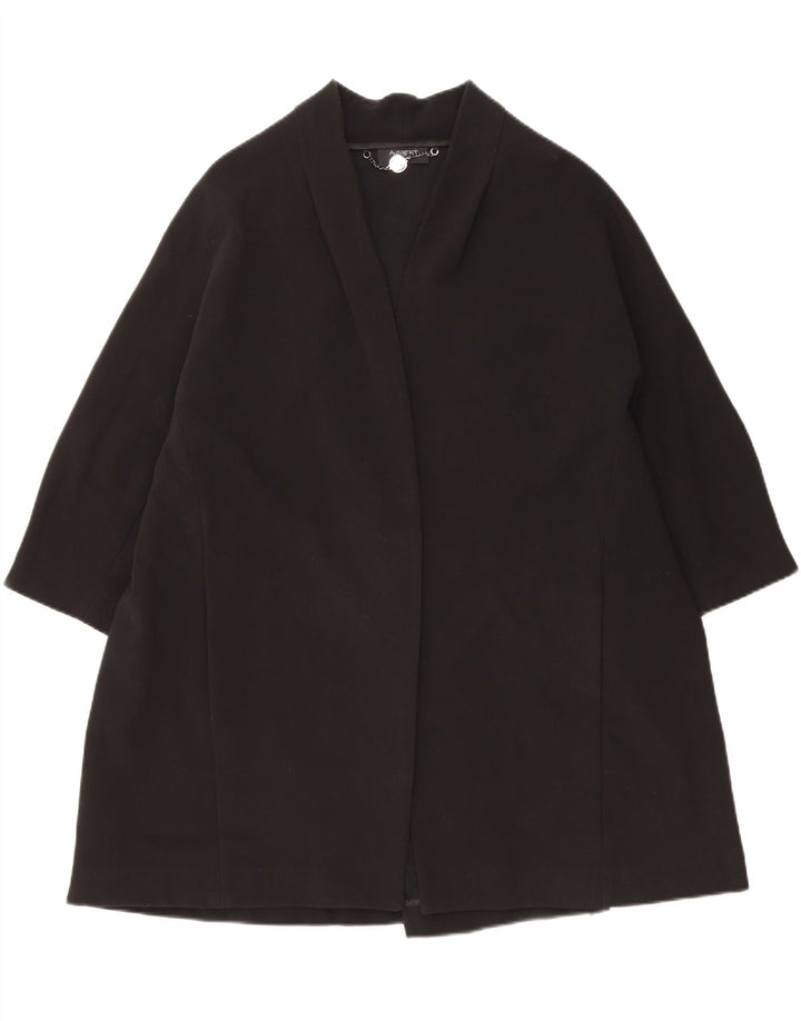 Sobretudo feminino Marks & Spencer Open Oversized UK 18 XL preto
