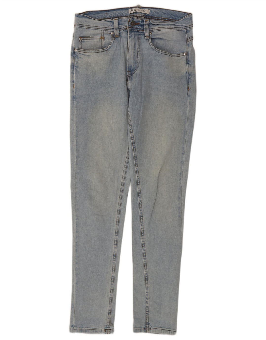 Zara Jeans Skinny Masculino EU 40 Médio W31 L32 Azul