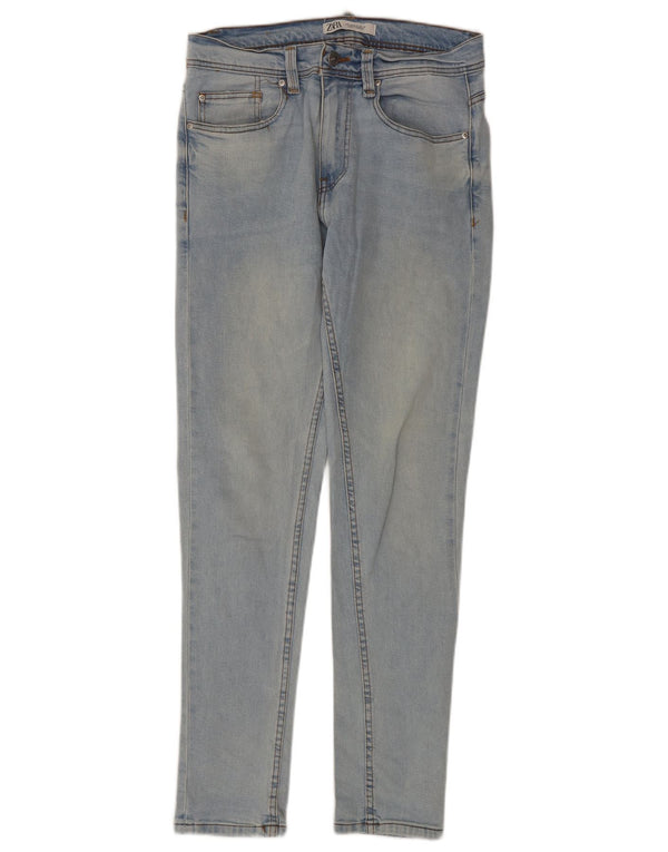 Zara Jeans Skinny Masculino EU 40 Médio W31 L32 Azul