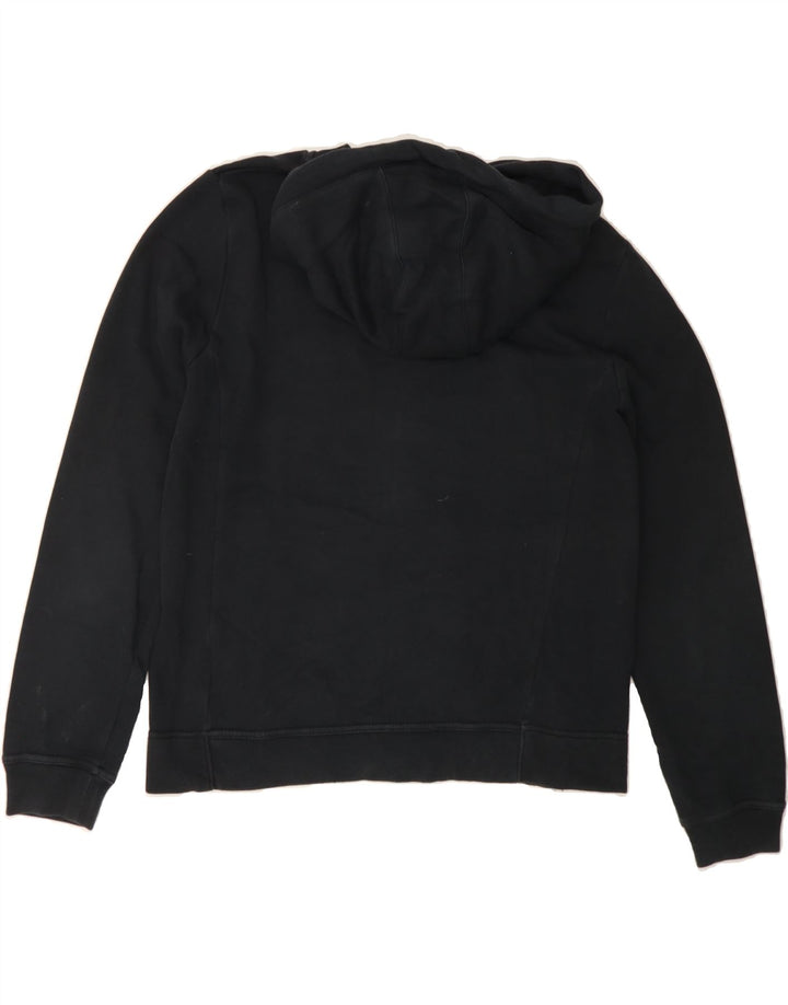 NIKE Womens Zip Hoodie Sweater UK 14 Medium Black Cotton Vintage Nike and Second-Hand Nike from Messina Hembry 