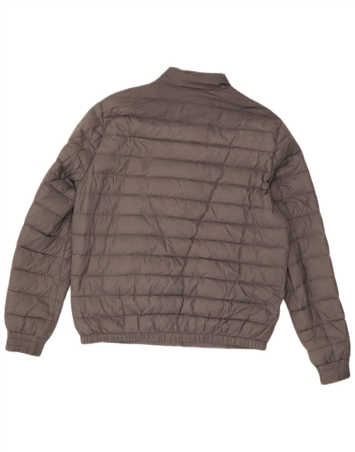 Jaqueta acolchoada masculina Tommy Hilfiger Reino Unido 40 grande cinza nylon