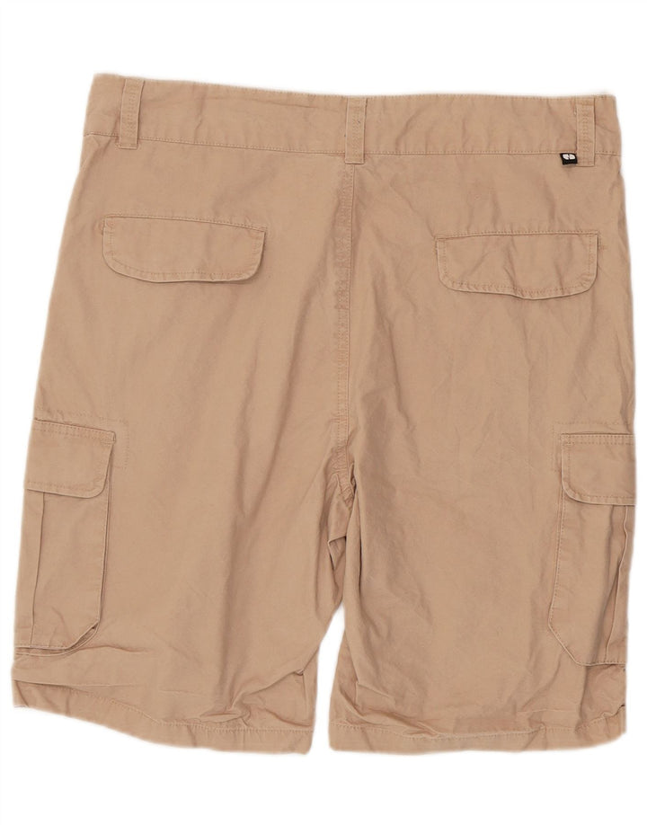 SNEAKER FREAK Mens Cargo Shorts XL W38 Algodão Bege