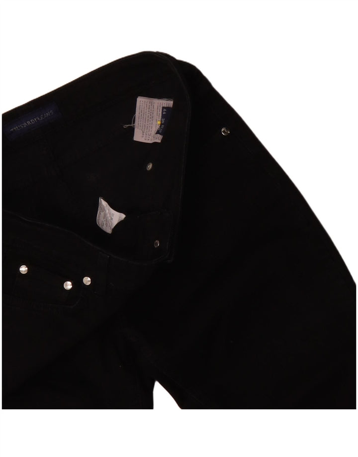 Trussardi Jeans Slim Feminino W28 L28 Algodão Preto