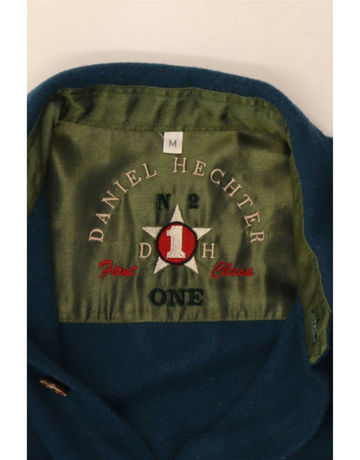Camisa masculina Daniel Hechter de lã turquesa média