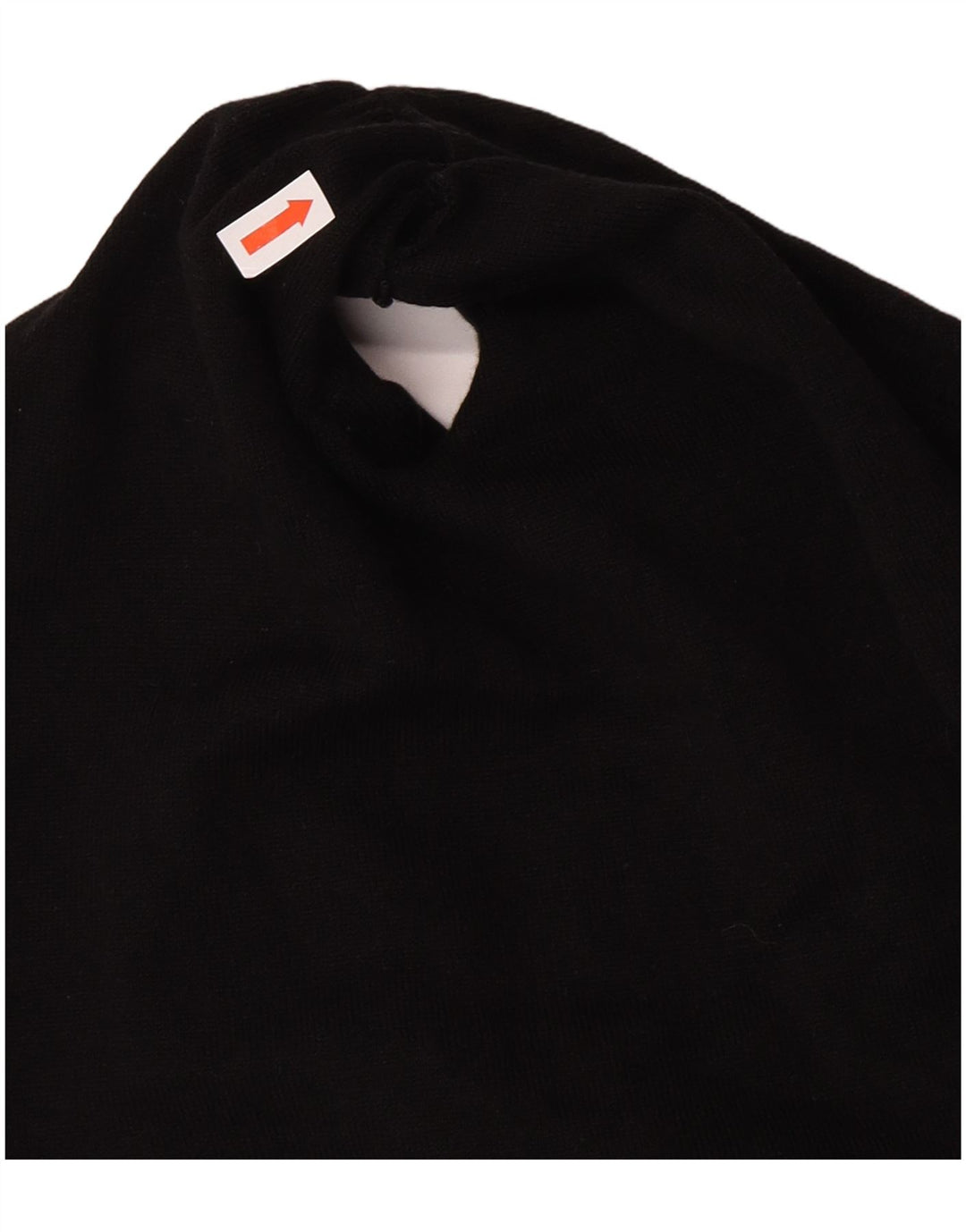 Top feminino Crop Halter da Chaps Reino Unido 14 grande seda preta