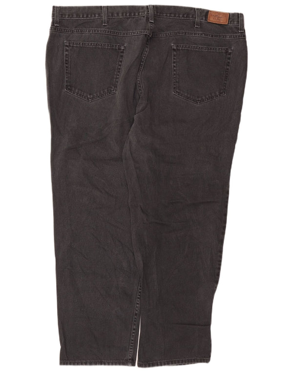 L.L.BEAN Calça jeans masculina clássica de ajuste reto W46 L30 algodão cinza