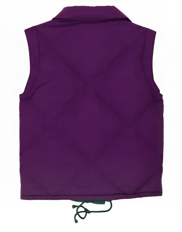 Colete acolchoado reversível masculino Lotto UK 40 poliéster roxo grande
