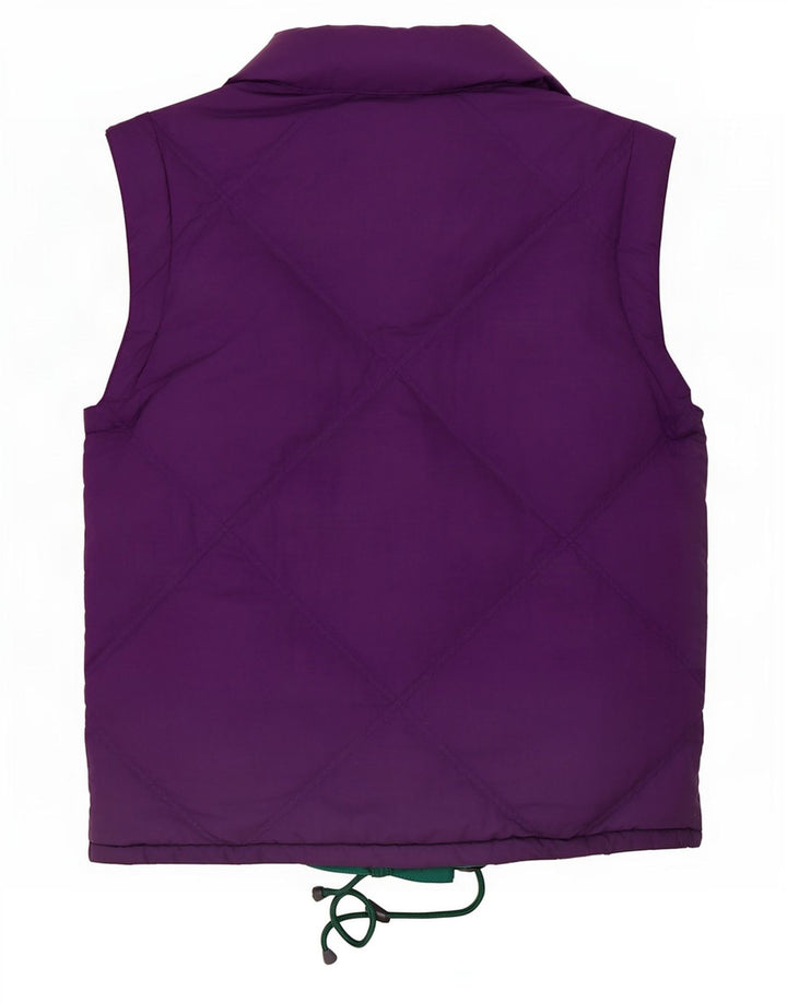 Colete acolchoado reversível masculino Lotto UK 40 poliéster roxo grande