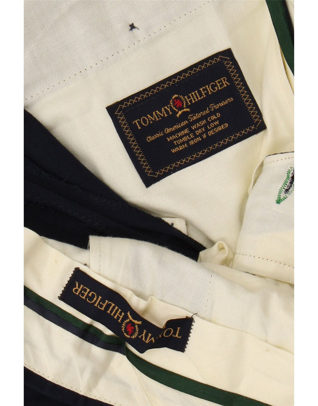 Calça Chino Masculina TOMMY HILFIGER W38 L29 Azul Marinho