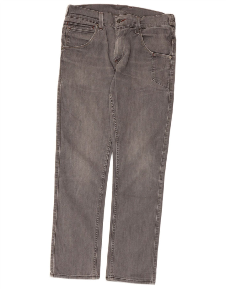 Calça jeans feminina Levi's 511 skinny W33 L30 cinza algodão