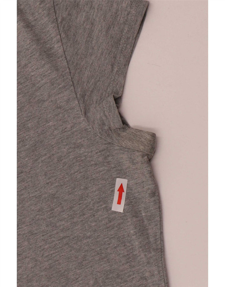 Puma Camiseta Feminina Graphic Top UK 14 Cinza Médio