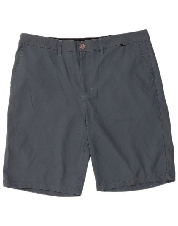 HURLEY Mens Chino Shorts W36 Grande Rayon Azul