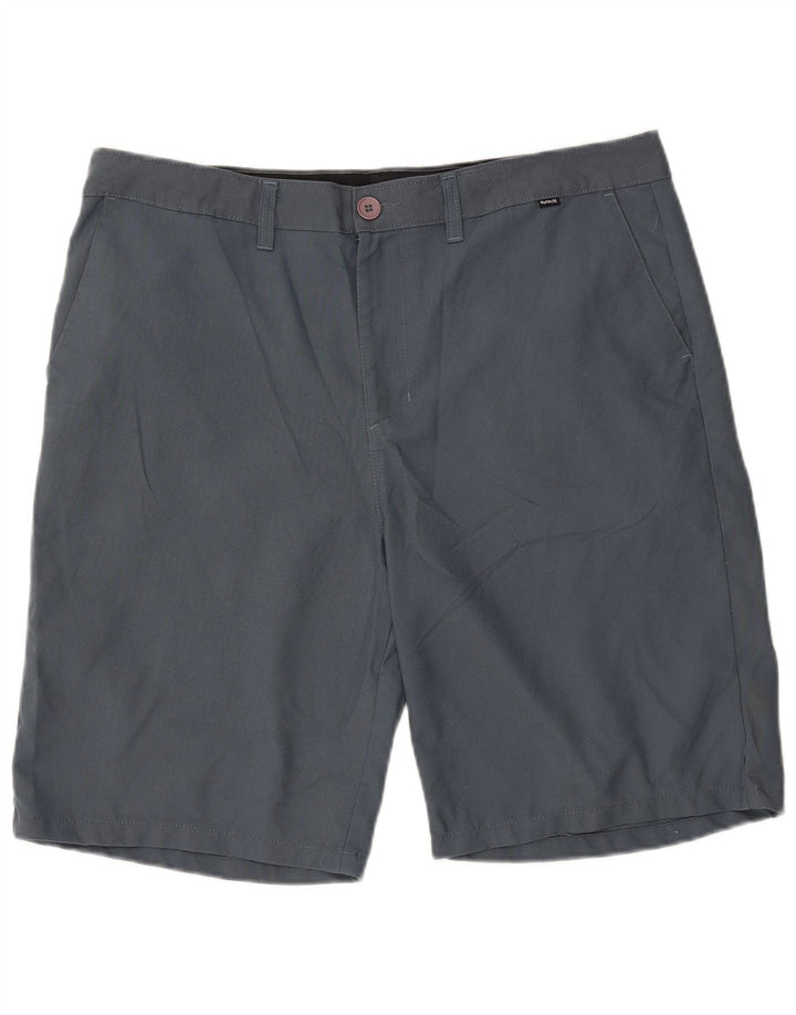 HURLEY Mens Chino Shorts W36 Grande Rayon Azul