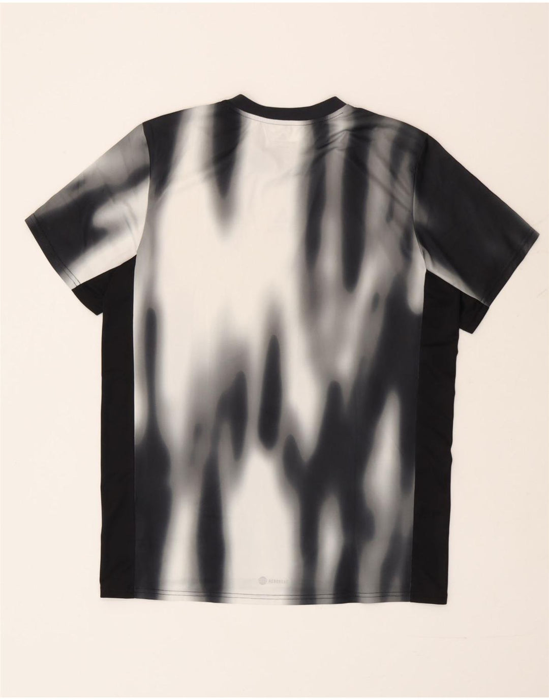 Adidas Mens Aeroready Camiseta Top Médio Preto Tie Dye