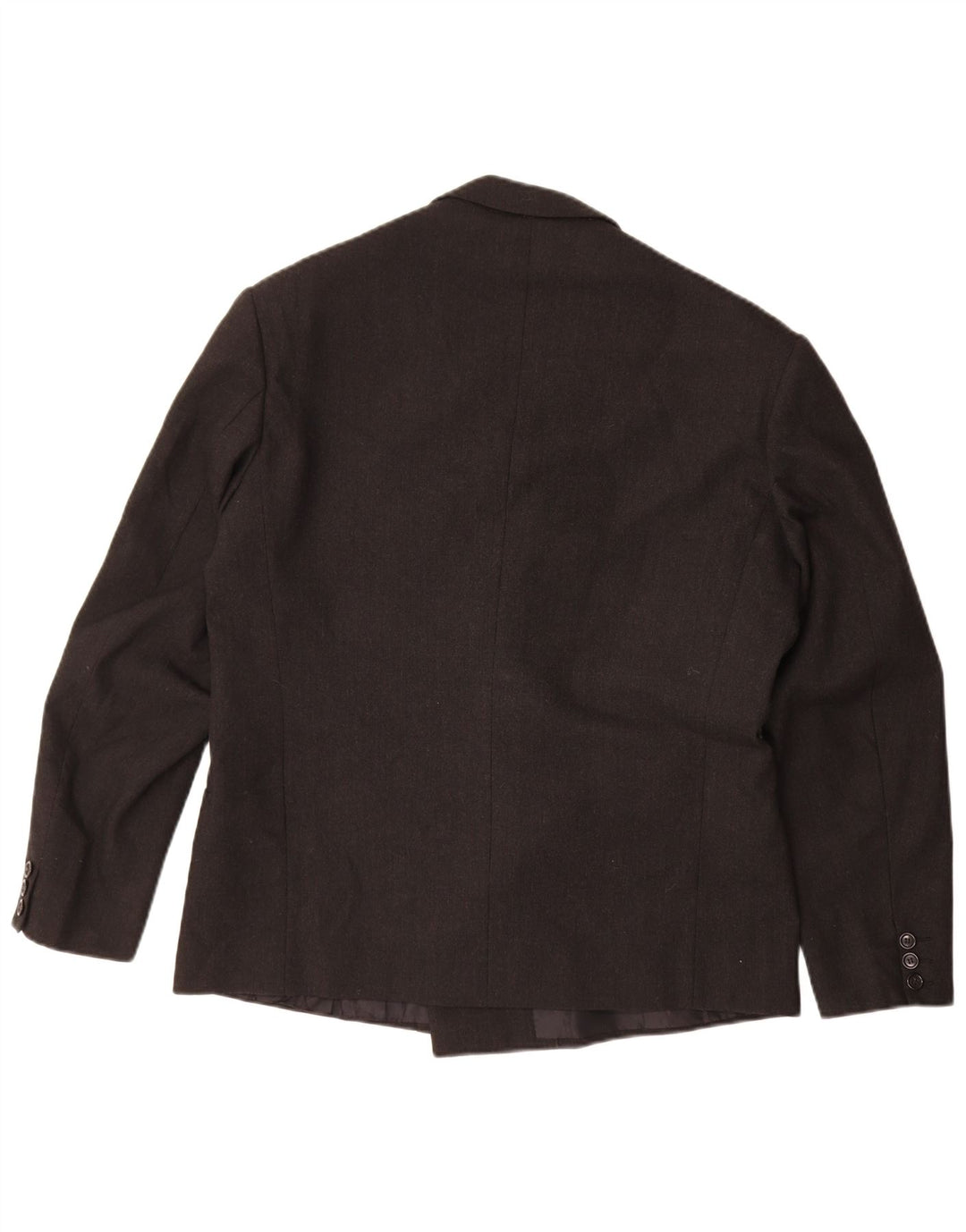Jaqueta blazer masculina vintage com peito duplo Reino Unido 38 médio preto