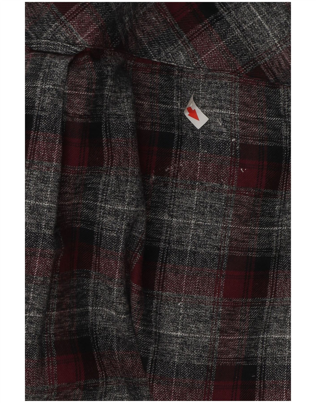 Camisa masculina de flanela sob medida da Marks & Spencer XL cinza xadrez algodão