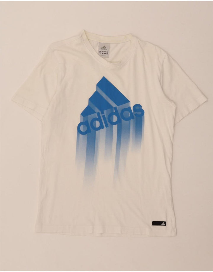 Camiseta Adidas Masculina Graphic Top Pequeno Branco