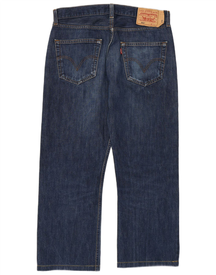 Jeans Levi's 501 Straight Masculino W33 L26 Azul Marinho
