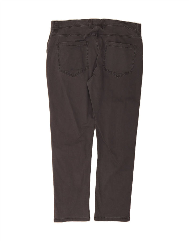 IZOD Mens Straight Casual Trousers W36 L30 Grey Cotton Vintage Izod and Second-Hand Izod from Messina Hembry 