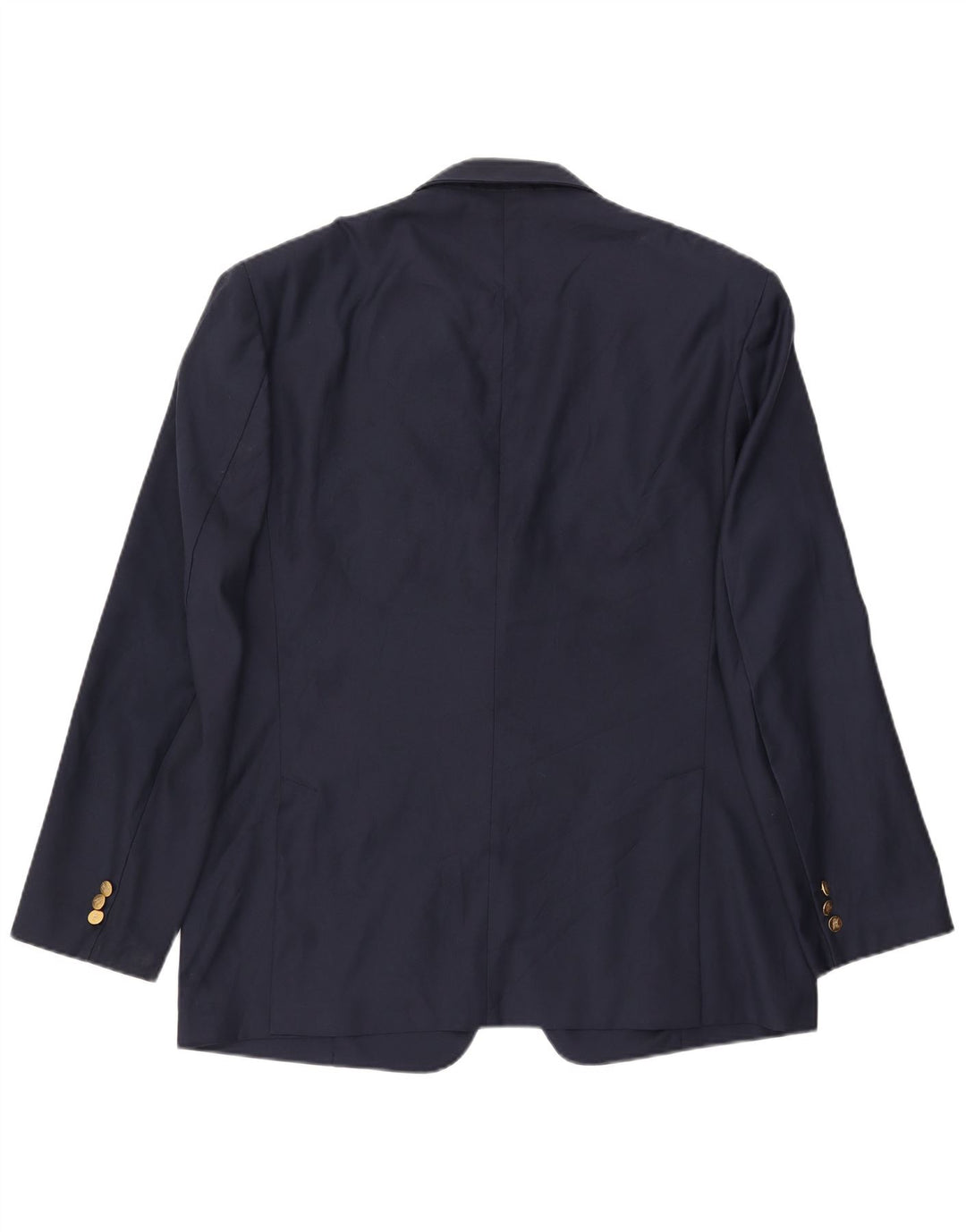 Jaqueta blazer masculina BURBERRYS com 2 botões Reino Unido 56 XL azul marinho poliéster