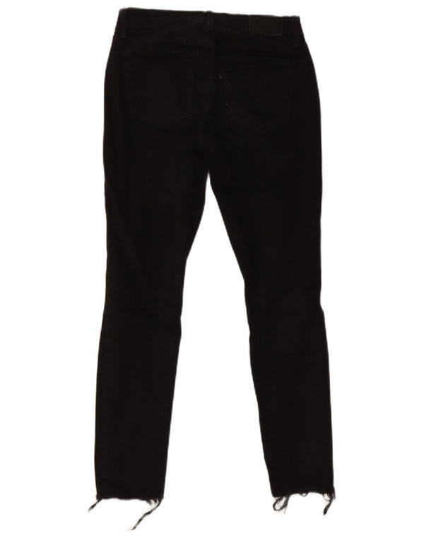 Levi's Womens 710 Super Skinny Jeans W26 L26 Black Cotton