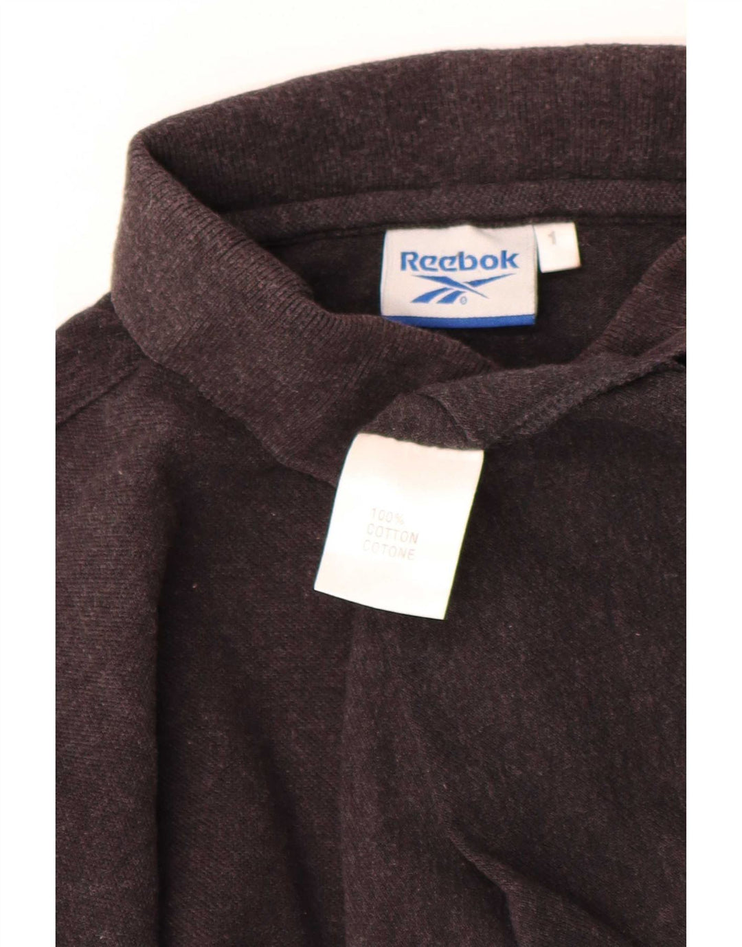 Polo masculino Reebok pequeno algodão marrom