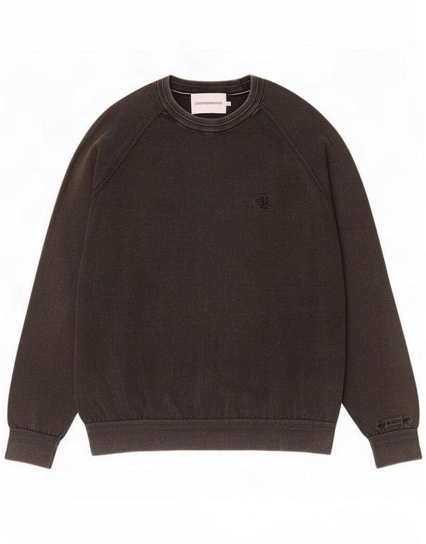 Calvin Klein Jeans Mens Crew Neck Jumper Sweater XL Grey Cotton