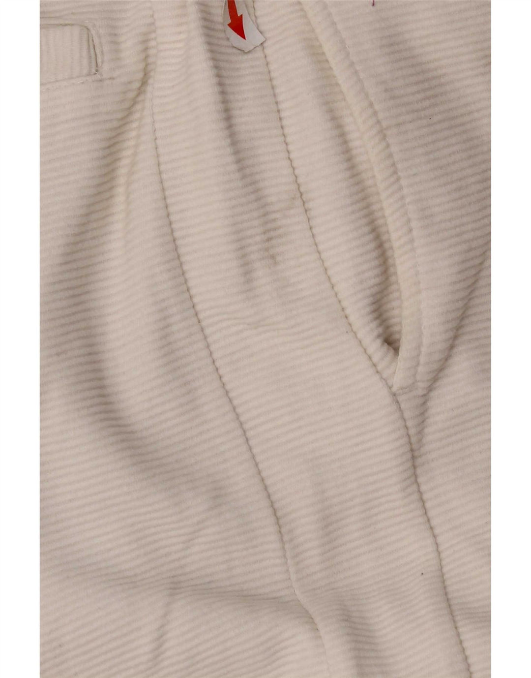 Zara Shorts esportivos masculinos pequenos de algodão listrado branco
