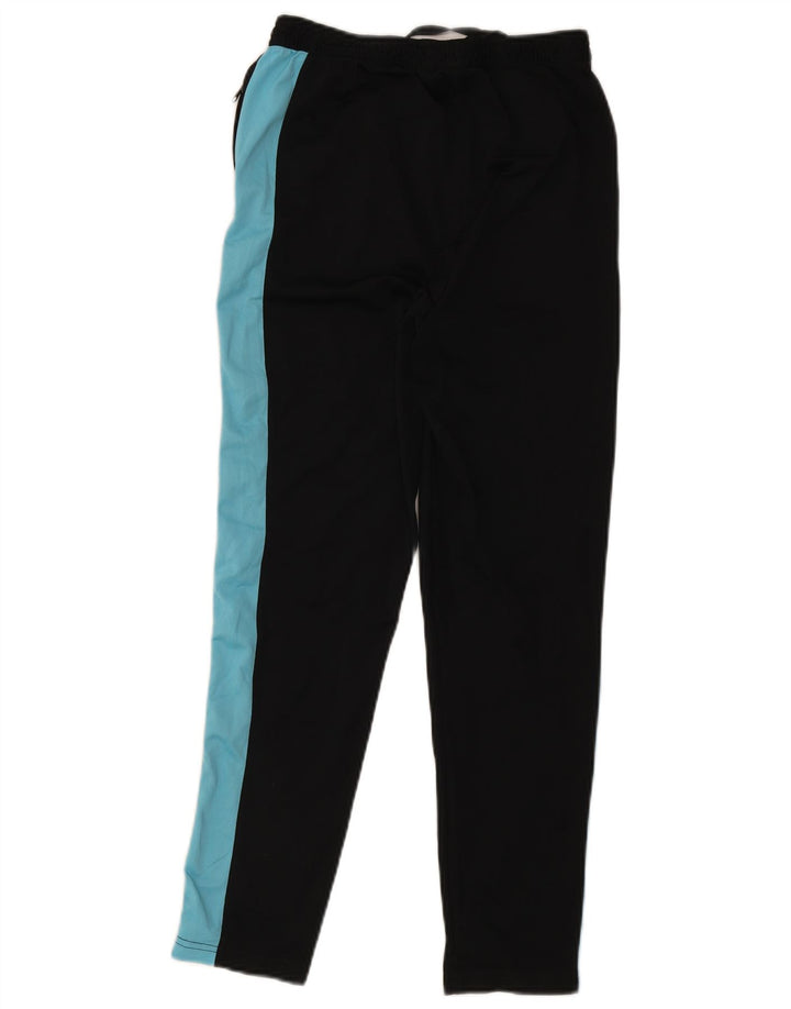 Calça de treino masculina Nike Dri Fit Slim pequena preta colorblock poliéster