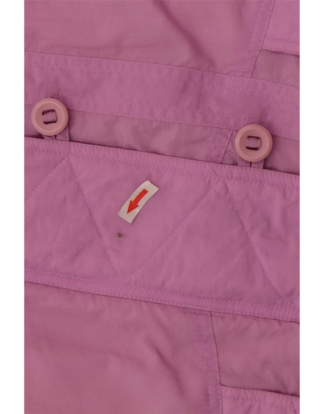 Casaco acolchoado oversized feminino vintage EU 38 poliamida roxa média