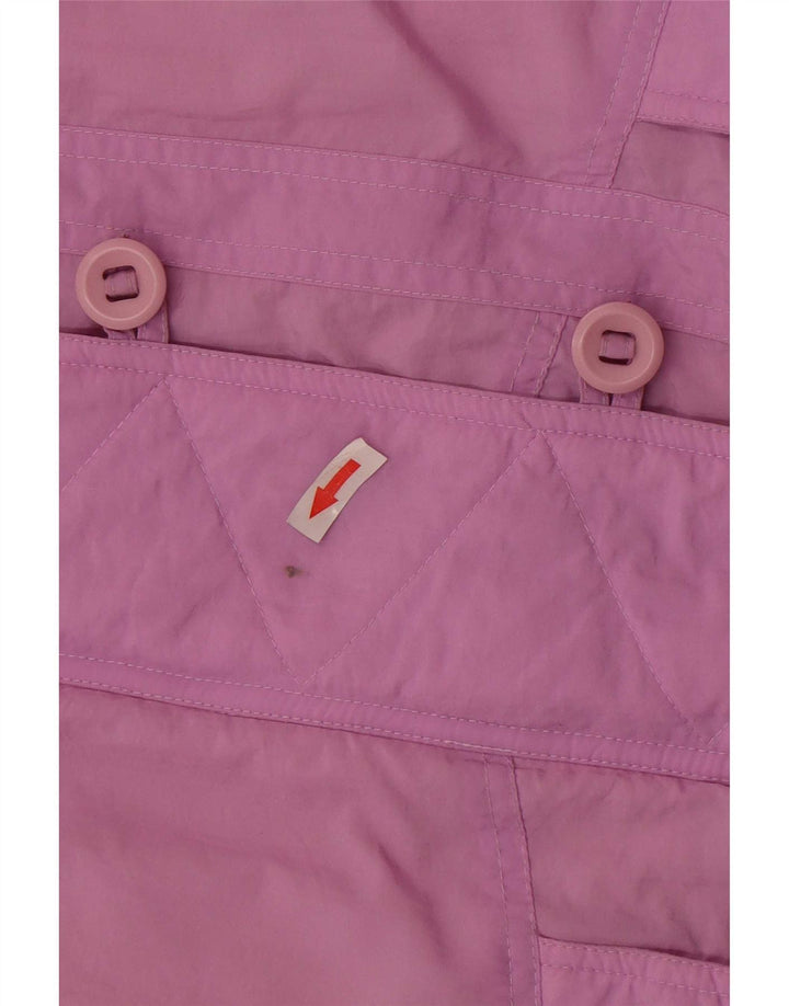 Casaco acolchoado oversized feminino vintage EU 38 poliamida roxa média