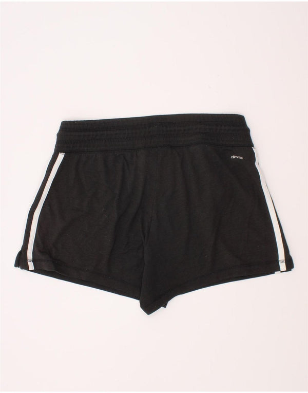 Adidas Womens Climalite Sport Shorts UK 8/10 Pequeno Poliéster Preto