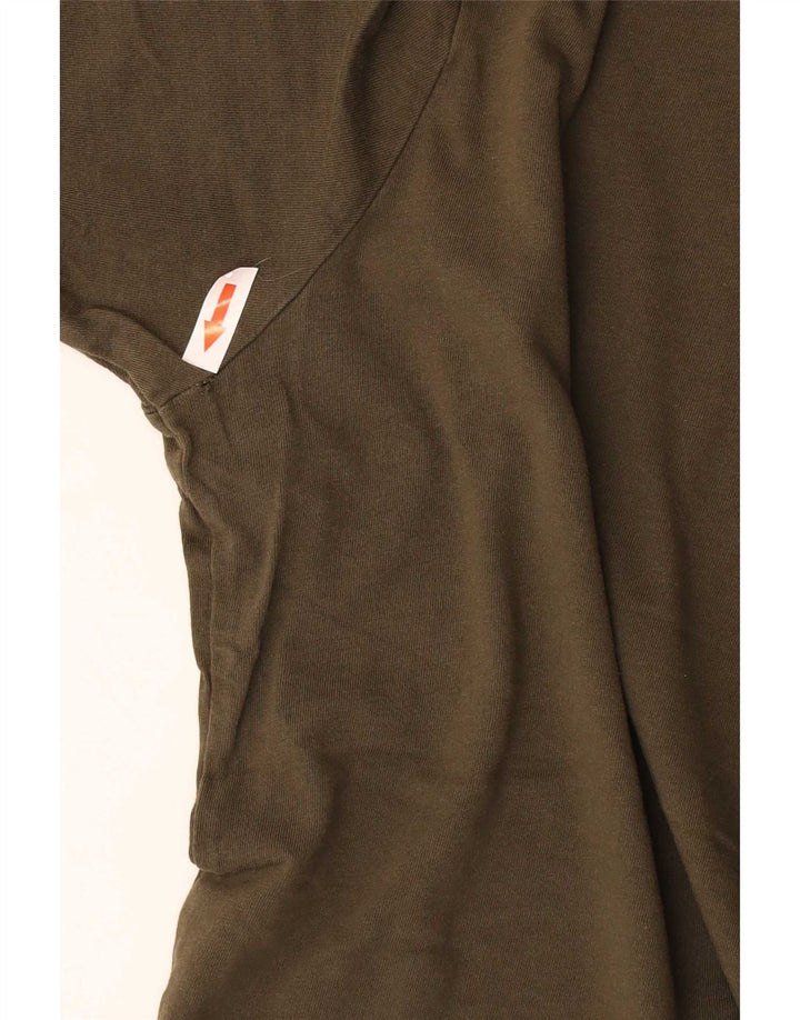 Puma Camiseta Masculina Graphic Top Médio Caqui