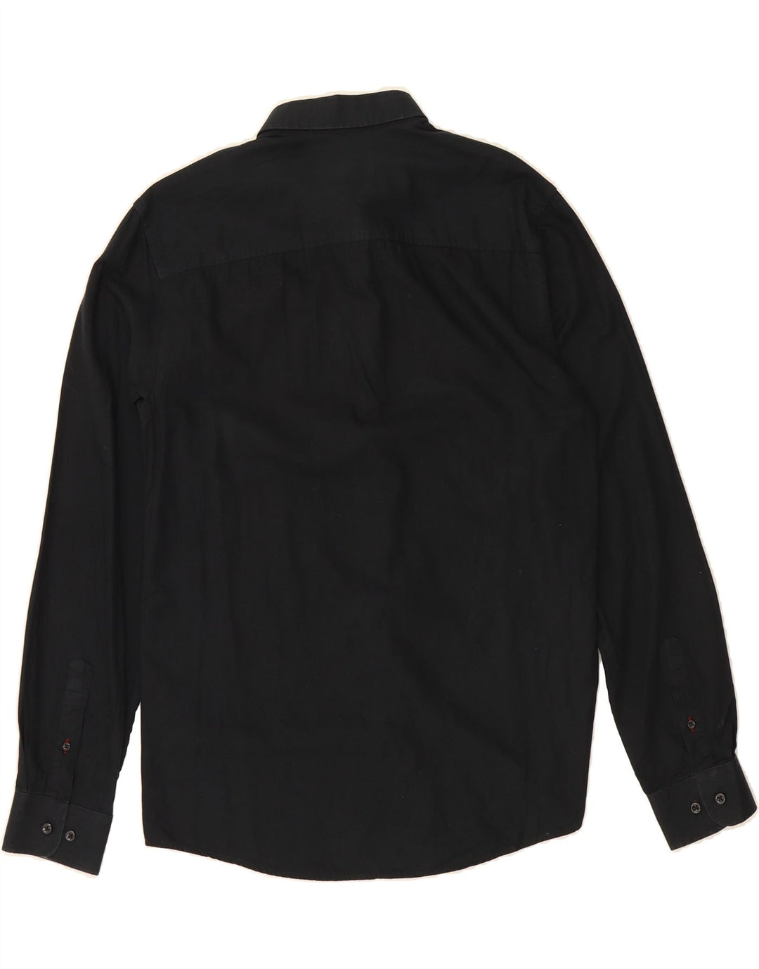 JACK & JONES Mens Premium Shirt Large Black Cotton Vintage Jack & Jones and Second-Hand Jack & Jones from Messina Hembry 